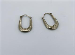 Gold Earrings 10K Yellow Gold 0.45g
